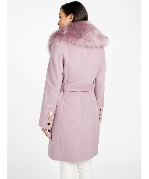 Guess（ゲス）の「NEW Alice Coat ロングコート（トレンチコート・レディース・スモークピンク・38）」の3枚目の写真