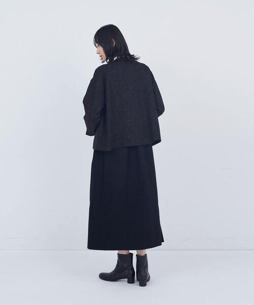 ADIEU TRISTESSE（アデュートリステス）の「ジャカードノーカラージャケット（ノーカラージャケット・レディース・ブラック/オフホワイト・38）」の17枚目の写真