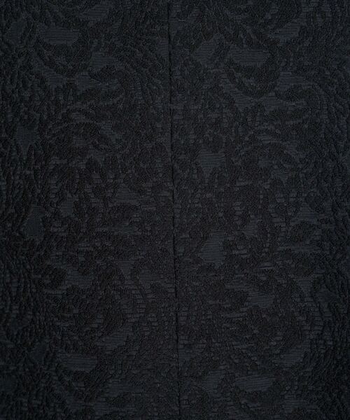 ADIEU TRISTESSE（アデュートリステス）の「ジャカードノーカラージャケット（ノーカラージャケット・レディース・ブラック/オフホワイト・38）」の6枚目の写真
