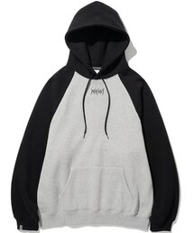 NOT4NERD（ノットフォーナード）の「Satan Logo Raglan Pullover hood - Grey（パーカー）」