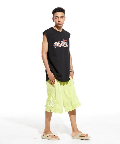 CREAM SODA LAB（クリームソーダラボ）の「シーアルオーバーサイズスリーブレスブラックオレンジ（Tシャツ/カットソー・メンズ・その他・X-LARGE/LARGE/MEDIUM）」の3枚目の写真