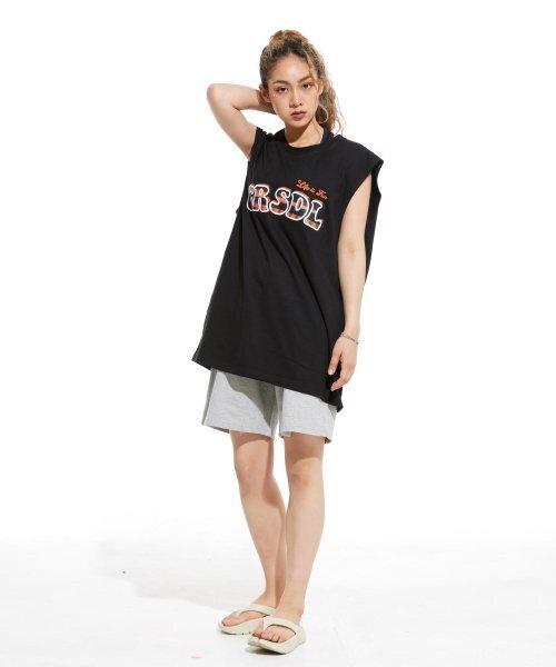CREAM SODA LAB（クリームソーダラボ）の「シーアルオーバーサイズスリーブレスブラックオレンジ（Tシャツ/カットソー・メンズ・その他・X-LARGE/LARGE/MEDIUM）」の7枚目の写真