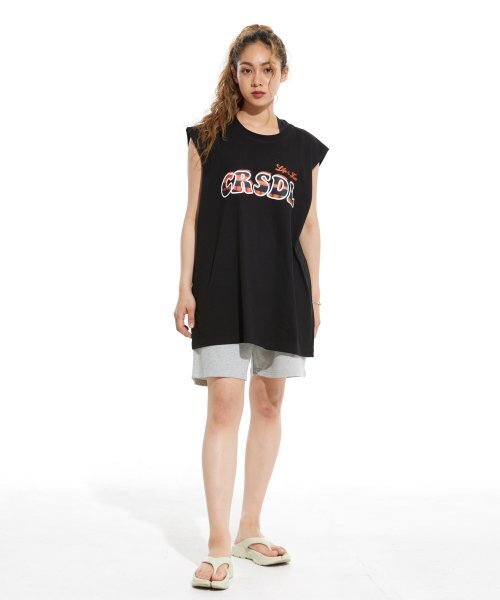 CREAM SODA LAB（クリームソーダラボ）の「シーアルオーバーサイズスリーブレスブラックオレンジ（Tシャツ/カットソー・メンズ・その他・X-LARGE/LARGE/MEDIUM）」の9枚目の写真