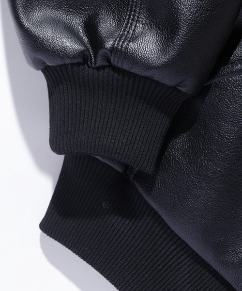 XLARGE（エクストララージ）の「FAUX LEATHER HOODED WORK JACKET（その他アウター・メンズ・ブラック・L/XL/S/M）」の8枚目の写真