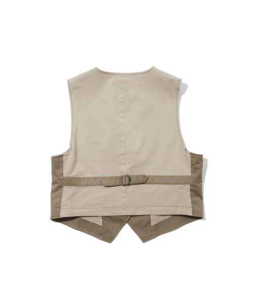 PENFIELD(ペンフィールド)の「ウィメンズシグネチャーフェイデッドコットンメディーバルベストベージュ_FR2WV01F(ベスト・レディース・ベージュ・SMALL/MEDIUM)」の3枚目の写真