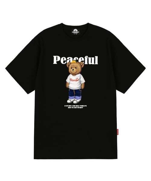 TRIPSHION(トリップション)の「BIG BEAR STANDING Tシャツ - ブラック(Tシャツ/カットソー・メンズ・その他・LARGE/MEDIUM/X-LARGE)」の1枚目の写真