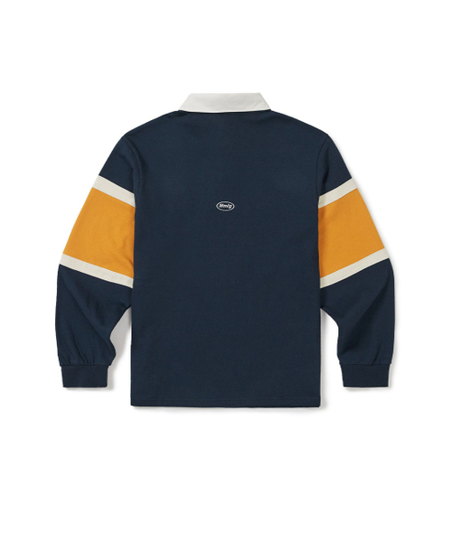 MMLG（エムエムエルジー）の「[Mmlg] BLOCK RUGBY LSV-T (AUTHENTIC NAVY)（Tシャツ/カットソー・レディース・その他・SMALL/MEDIUM/LARGE/X-LARGE）」の2枚目の写真
