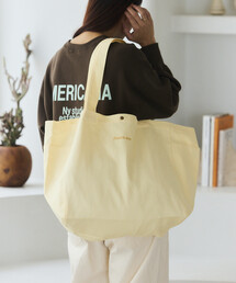 Americana × Firsthand/アメリカーナ 別注 エンブロイダリー トート L / サイドポケット付き トートバッグ / A4収納可能