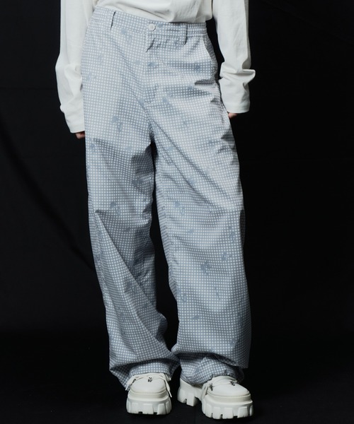 AIVER（アイバー）の「AIVER　ドットメッシュナイトカモイージーパンツ（その他パンツ・メンズ・ブラック/オフホワイト・LARGE/MEDIUM/SMALL）」の9枚目の写真