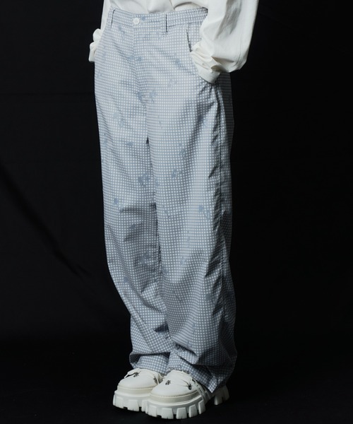 AIVER（アイバー）の「AIVER　ドットメッシュナイトカモイージーパンツ（その他パンツ・メンズ・ブラック/オフホワイト・LARGE/MEDIUM/SMALL）」の3枚目の写真