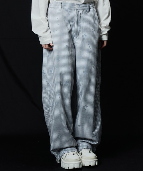 AIVER（アイバー）の「AIVER　ドットメッシュナイトカモイージーパンツ（その他パンツ・メンズ・ブラック/オフホワイト・LARGE/MEDIUM/SMALL）」の7枚目の写真