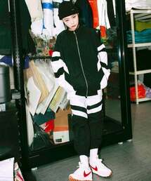 TRIPSHION（トリップション）の「Old School Woven Track Pants - Black（スウェットパンツ）」