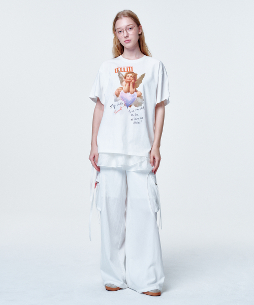 2113 STUDIO(イイルイルサムスタジオ)の「ルーズフィットTシャツキューピッドクラウド(Tシャツ/カットソー・レディース・その他・FREE)」の5枚目の写真