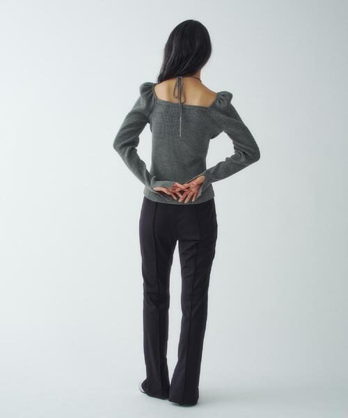 CODE A（コードエー）の「zip leggings pants(Fleece)（その他パンツ・レディース・ブラック/グレー・34/36/38）」の12枚目の写真