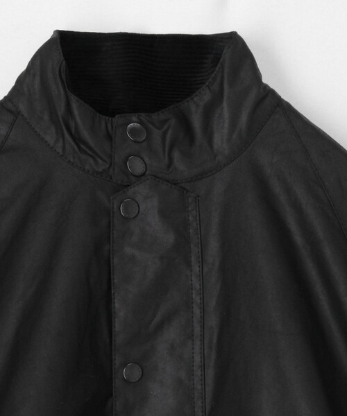 Barbour(バブアー)の「Barbour TRANSPORT コットン スタンドカラー ワックスジャケット(ブルゾン・メンズ・ブラック/カーキ・36/38/40)」の6枚目の写真