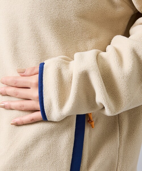 POLeR（ポーラー）の「【POLER/ポーラー】SNAP LIGHT FLEECE/アノラック/防寒/ユニセックス（スウェット・メンズ・オレンジ/パープル/アイボリー・L/M）」の10枚目の写真