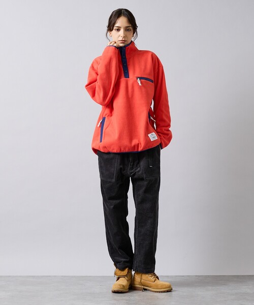 POLeR（ポーラー）の「【POLER/ポーラー】SNAP LIGHT FLEECE/アノラック/防寒/ユニセックス（スウェット・メンズ・オレンジ/パープル/アイボリー・L/M）」の17枚目の写真