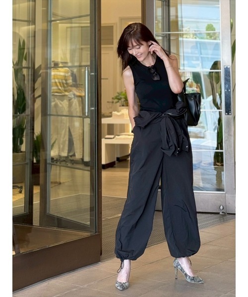 Day and Grade(デイアンドグレイド)の「【Shihoセレクト】ベルト付きジャンプスーツ(サロペット/オーバーオール・レディース・チャコールグレー/アイボリー/ブラック・FREE)」の13枚目の写真