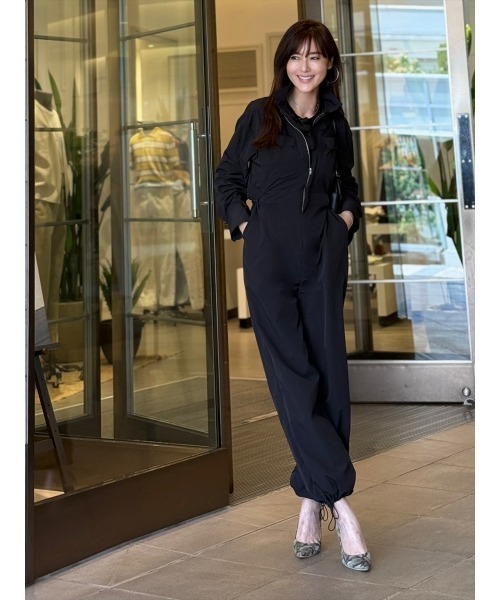 Day and Grade(デイアンドグレイド)の「【Shihoセレクト】ベルト付きジャンプスーツ(サロペット/オーバーオール・レディース・チャコールグレー/アイボリー/ブラック・FREE)」の15枚目の写真