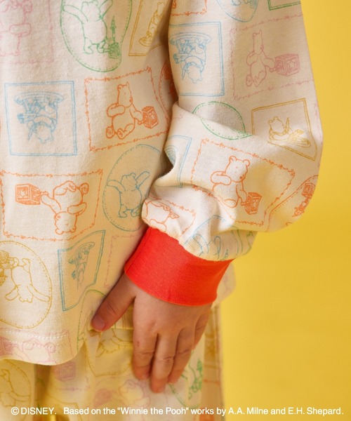 pairmanon（ペアマノン）の「【くまのプーさん】ユニセックス 総柄 上下セット パジャマ（ルームウェア/パジャマ・キッズ・ライトベージュ・100/110/120/130/80/90）」の11枚目の写真