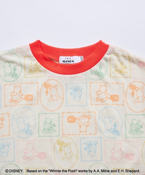 pairmanon（ペアマノン）の「【くまのプーさん】ユニセックス 総柄 上下セット パジャマ（ルームウェア/パジャマ・キッズ・ライトベージュ・100/110/120/130/80/90）」の21枚目の写真