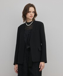 GRACE CONTINENTAL｜グレースコンチネンタルのノーカラージャケット