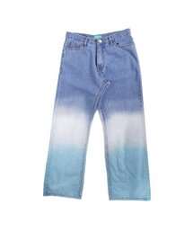 KATRINA K（カトリーナケイ）の「ボヘミアンウォッシンググラデーションデニムパンツ-ユニセックスブルー（デニムパンツ）」