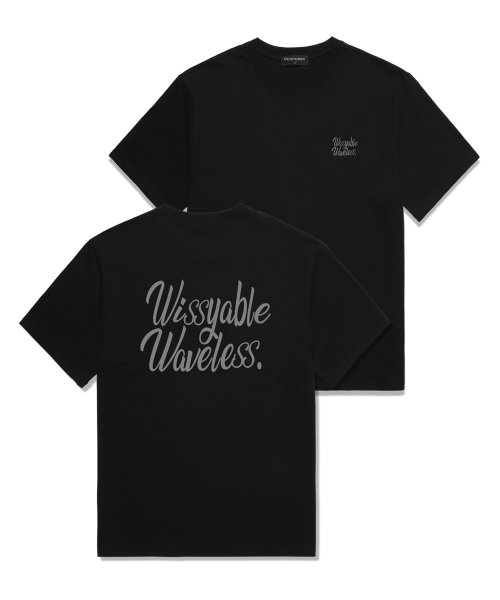 WISSY(ウィッシー)の「WISSY ABLE オーバーサイズ 半袖Tシャツ (WS025) ブラック(Tシャツ/カットソー・レディース・その他・SMALL/MEDIUM/LARGE/X-LARGE/XX-LARGE)」の1枚目の写真
