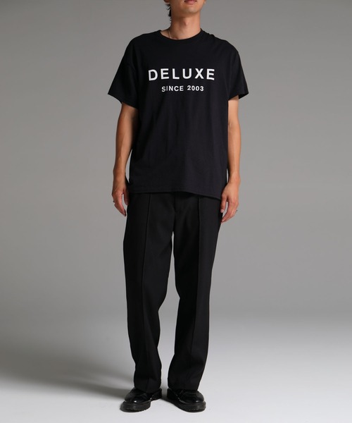 DELUXE(デラックス)の「DELUXE LOGO TEE(Tシャツ/カットソー・メンズ・ブラック/ホワイト・SMALL/X-LARGE/LARGE/MEDIUM)」の13枚目の写真