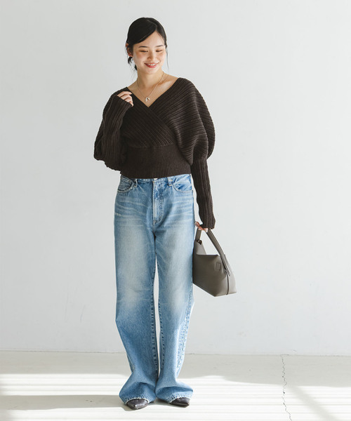 NOBLE ランダムリブニットプルオーバー ランダムリブニットプルオーバー | ノーブル(Noble) | マルイウェブ