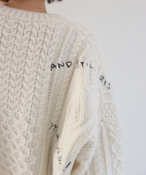 新品　SLOBE IENA アランカーディガン セール】アランカーディガン（カーディガン/ボレロ）｜SLOBE IENA