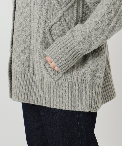 セール】アランカーディガン（カーディガン/ボレロ）｜SLOBE IENA