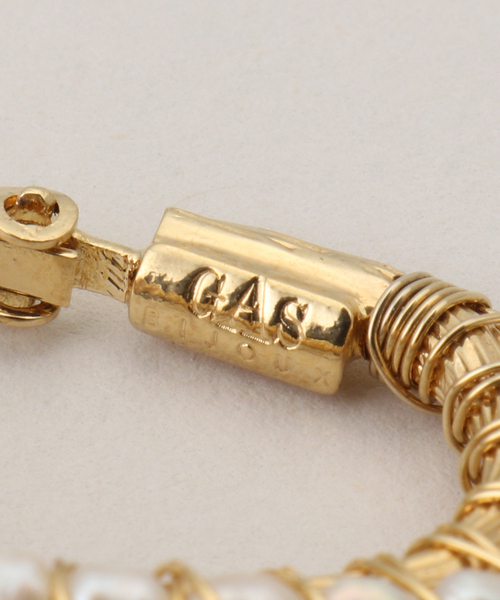 GAS BIJOUX（ガスビジュー）の「Gas Bijoux/ガス ビジュー マザーオブパールフープピアス（ピアス（両耳用）・レディース・ゴールド・FREE）」の6枚目の写真