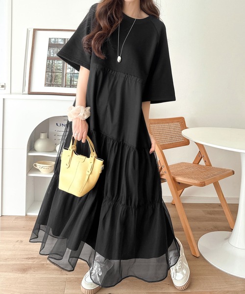 セール】【別注】Merlette MARTEL PLEATED ギャザーワンピース