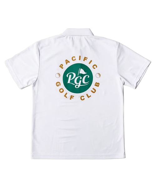 Pacific GOLF CLUB(パシフィックゴルフクラブ)の「【WOMEN】PGC CIRCLE LOGO POLO SHIRT(ポロシャツ・レディース・ブラック/ホワイト・XS/S)」の2枚目の写真