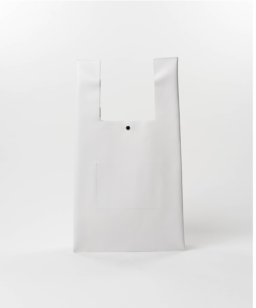 Maison MIHARA YASUHIRO(メゾンミハラヤスヒロ)の「Cat Print Leather Shopping Bag(ショルダーバッグ・メンズ・ホワイト/ブラック・FREE)」の3枚目の写真