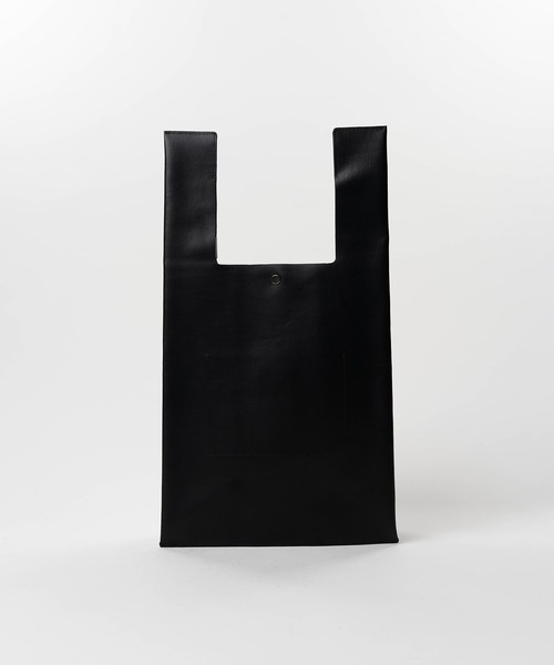Maison MIHARA YASUHIRO(メゾンミハラヤスヒロ)の「Cat Print Leather Shopping Bag(ショルダーバッグ・メンズ・ホワイト/ブラック・FREE)」の5枚目の写真