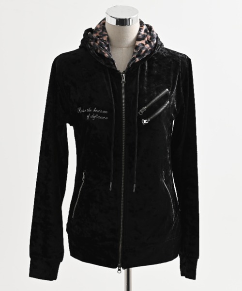 FUGA（フーガ）の「『FUGA/フーガ』ラインストーンベロアパーカー（パーカー・メンズ・ブラック×シルバー/ブラック×ゴールド・L/M）」の17枚目の写真