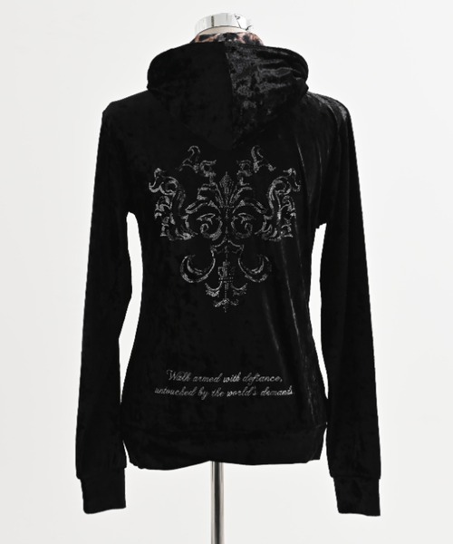 FUGA（フーガ）の「『FUGA/フーガ』ラインストーンベロアパーカー（パーカー・メンズ・ブラック×シルバー/ブラック×ゴールド・L/M）」の19枚目の写真