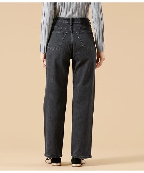 NEWYORKER(ニューヨーカー)の「【ストレッチ】EDWIN 11オンスストレートブラックデニムパンツ(デニムパンツ・レディース・ダークグレー・9号/11号)」の8枚目の写真