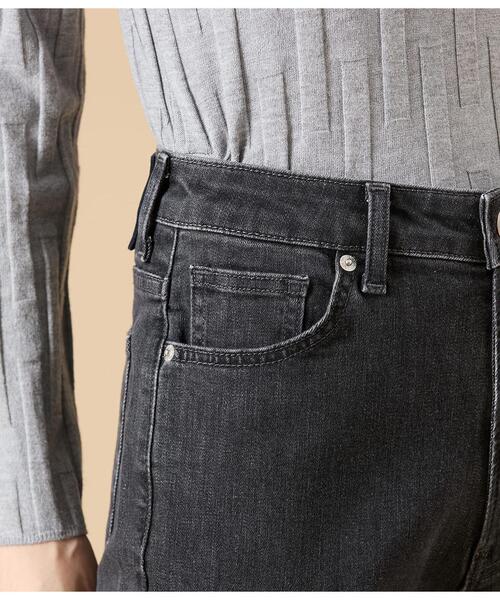 NEWYORKER(ニューヨーカー)の「【ストレッチ】EDWIN 11オンスストレートブラックデニムパンツ(デニムパンツ・レディース・ダークグレー・9号/11号)」の9枚目の写真