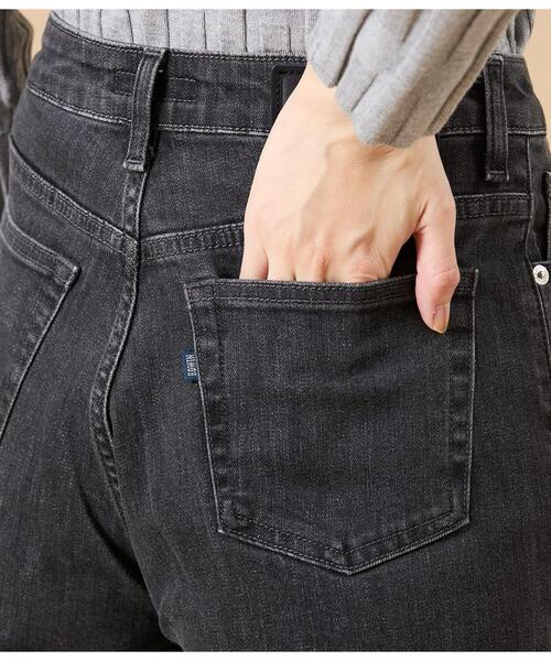 NEWYORKER(ニューヨーカー)の「【ストレッチ】EDWIN 11オンスストレートブラックデニムパンツ(デニムパンツ・レディース・ダークグレー・9号/11号)」の11枚目の写真