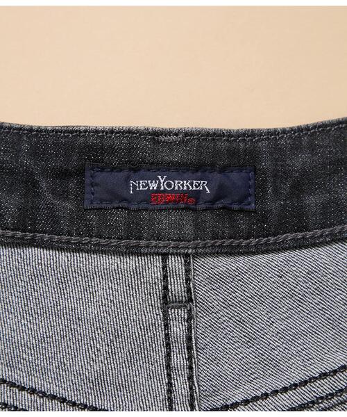 NEWYORKER(ニューヨーカー)の「【ストレッチ】EDWIN 11オンスストレートブラックデニムパンツ(デニムパンツ・レディース・ダークグレー・9号/11号)」の13枚目の写真