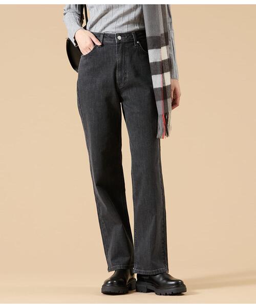NEWYORKER(ニューヨーカー)の「【ストレッチ】EDWIN 11オンスストレートブラックデニムパンツ(デニムパンツ・レディース・ダークグレー・9号/11号)」の15枚目の写真
