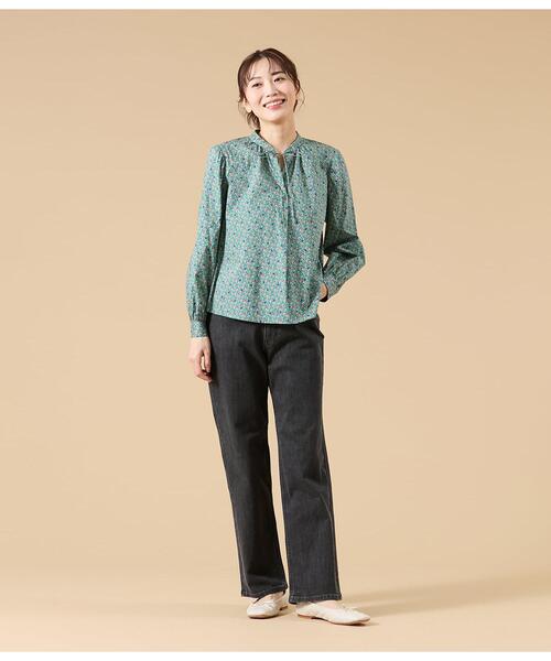 NEWYORKER(ニューヨーカー)の「【ストレッチ】EDWIN 11オンスストレートブラックデニムパンツ(デニムパンツ・レディース・ダークグレー・9号/11号)」の18枚目の写真
