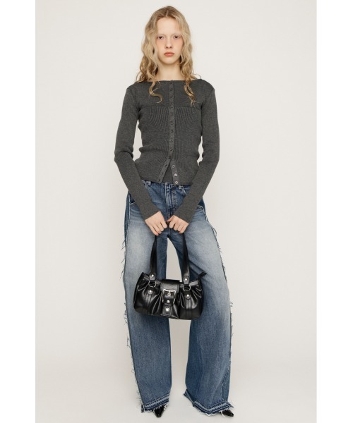 SLY（スライ）の「3P LONG OP スリーピー ロングワンピース 春服（ワンピース・レディース・杢グレー/ブラック・FREE）」の6枚目の写真