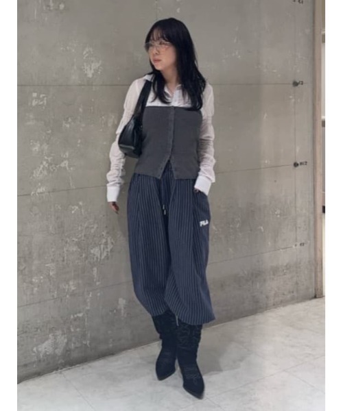 SLY(スライ)の「3P LONG OP スリーピー ロングワンピース 春服(ワンピース・レディース・杢グレー/ブラック・FREE)」の16枚目の写真