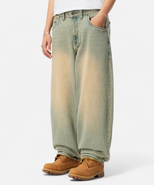 DIME(ダイム)の「Dime/ダイム デニムパンツ Baggy Denim Pants(デニムパンツ・メンズ・インディゴブルー/グリーン/ブルー/ブラック・28/30/32/34)」の4枚目の写真