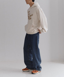 KINDS（カインズ）の「ハッシュタグロゴベーシックフードパーカー_Oatmeal（パーカー）」