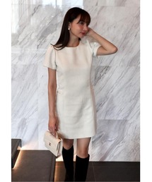 LUDICRUM（ルーディクルム）の「Short sleeve tweed onepiece（ワンピース）」